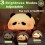 Cute Panda Night Light, Animal Shape LED Night Lamp, 3 Level Dimmable Night Light 5