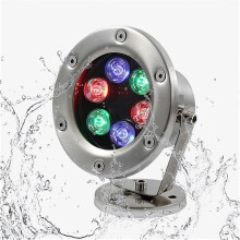 12V LED Pool Light, IP68 Waterproof, High Brightness, Stainless Steel, Complete Pond Lighting