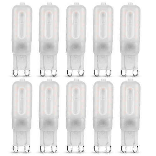 （A） 10 Pack G9 LED Bulbs 5W Cool White 6000K 220V Replace Halogen Bulbs Non-Dimmable