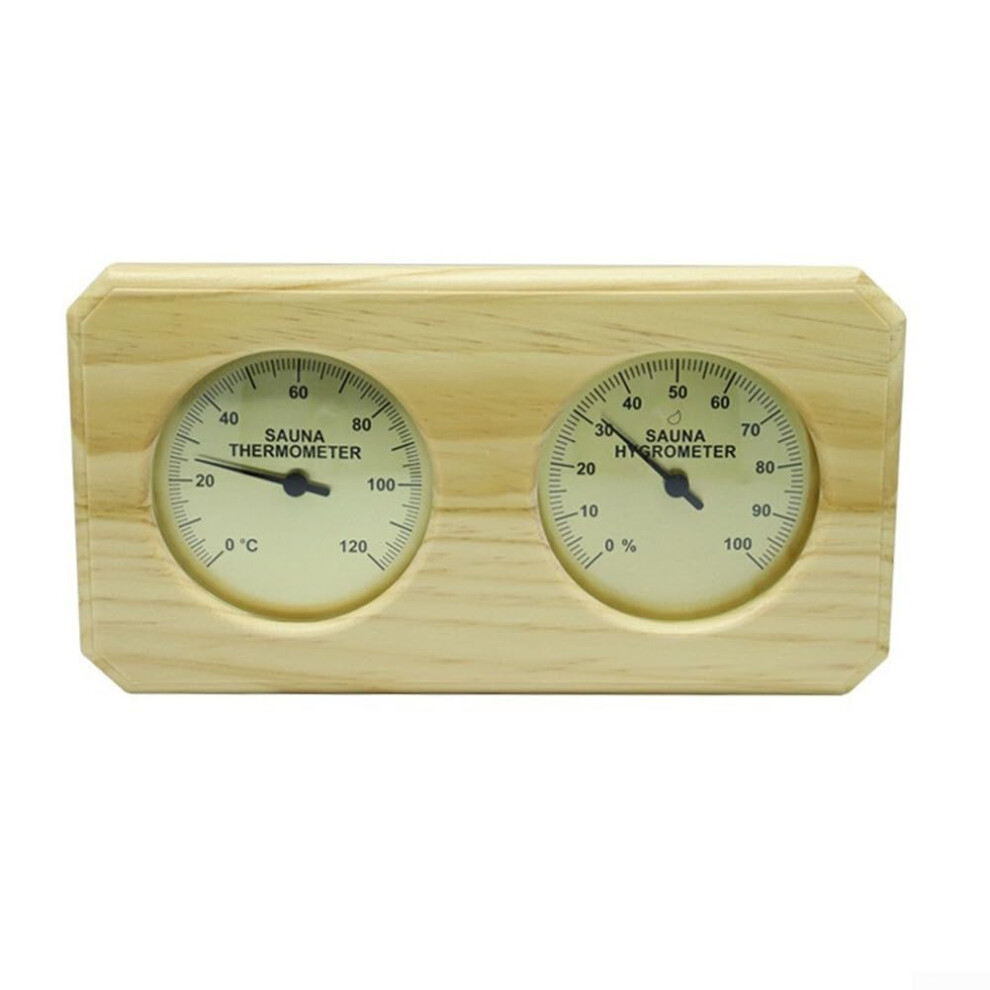 Sauna Thermometer And Hygrometer Large Dial For Temperature And Humidity Analog Gauge