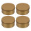 12 pcs large round tin boxes with lids, airtight for cookie candy storage 1