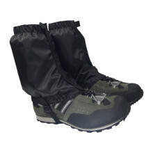 Trekking Feet Watertight Leggings Ankle Gaiters For Hiking Adjustable Snowshoeing Snow Skiing Black