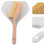 1Set Kleine Bezem En Stoffer Set Hout Multi Function Kleurig Compact 5