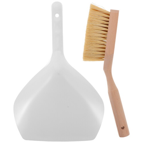 1Set Kleine Bezem En Stoffer Set Hout Multi Function Kleurig Compact 2
