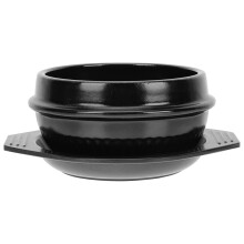 1Zest Wytrzymały Czarny Garnek Ceramiczny Koreański Do Kuchni