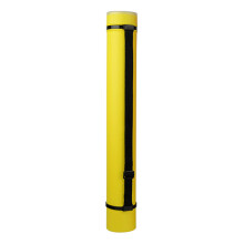Poster Tube Extendable Telescoping With Strap Carrying Case Yellow Storage And Transport