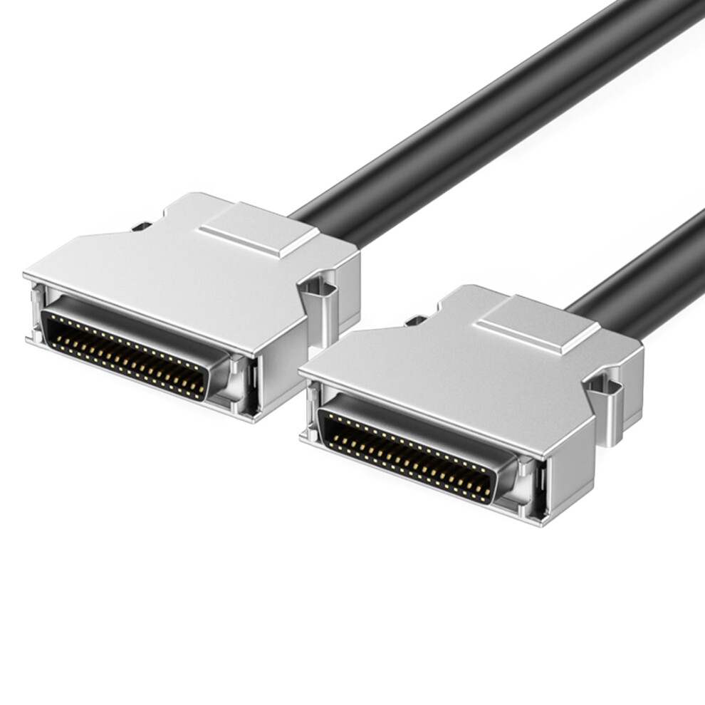 Pvc Scsi Cable Scsi Female Cn36p 1M -Plated Pins For Stable Data Transfer To Scsi Scanners And Burners Gold 9354506802677