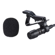 Andoer Mini-Clip-on-Revers-Lavaliermikrofon,