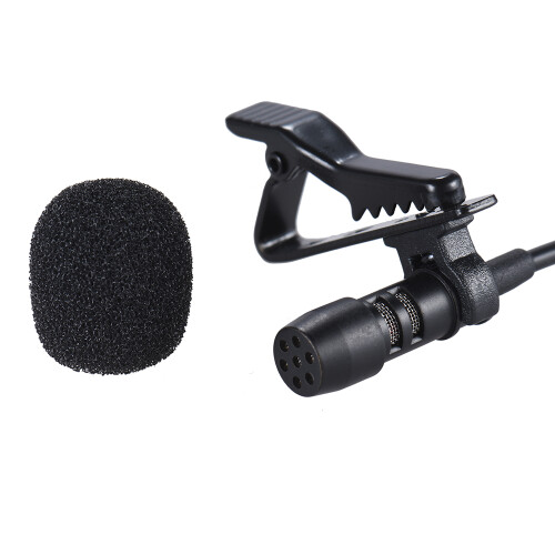 Andoer Mini-Clip-on-Revers-Lavaliermikrofon,