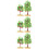 6 Pcs Simulation Fruit Tree Model For Sand Table Fake Small Trees 10