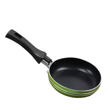 (16cm) Nonstick Frying Pan Stainless Steel Pot Restaurant Kitchen Cookware