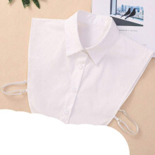 Women Lace Fake Collar Detachable Cotton False Collar For Shirts Half Blouse Accessories Plus Size LXL