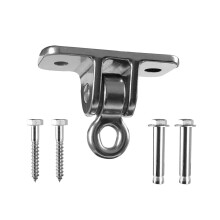 Stainless Steel Swing Hook Hangers 850Kg Heavy Duty Fixed Buckle For Yoga Swing Trapeze Hammock Luxury