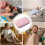 Portable Pillow Foldable Memory Foam Travel Pillow Headrest Pink Cooling Packable Soft 3