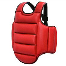 Karate Chest Guard MMA Kickboxing Body Protector Taekwondo Chest Protector WTF Equipment Size S 100-130 cm