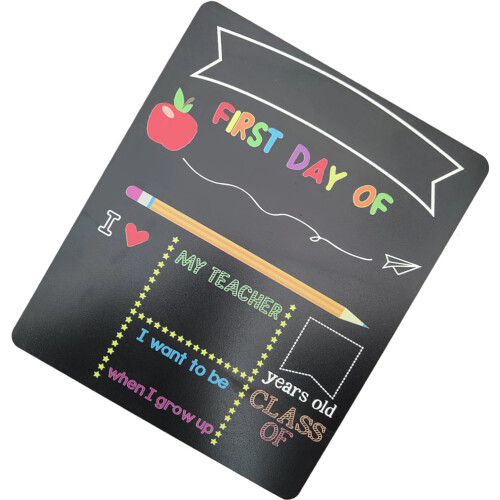 Tableau Noir Double Face En Mdf Coloré Pour Enfants