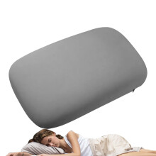 Pillow for Camping Memory Foam Foldable Travel Pillow With Breathable Cooling Headrest Gray
