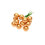 100Pcs Golden Simulation Berries Artificial Fruit for Kitchen Decor 1