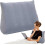 Sleeping Wedge Pillow For Adults, Inflatable Triangular Body Positioner, Portable Camping Pillow, Gray 5
