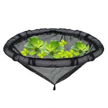 Floating Flora Fish Barrier Fine Mesh 80cm Black Floating Island Plant Protector For Pond