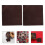 600 cartine alluminio marrone 8x8 cm per cioccolatini e 11