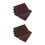 600 cartine alluminio marrone 8x8 cm per cioccolatini e 5