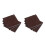 600 cartine alluminio marrone 8x8 cm per cioccolatini e 8