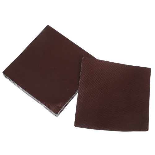 600 cartine alluminio marrone 8x8 cm per cioccolatini e 1