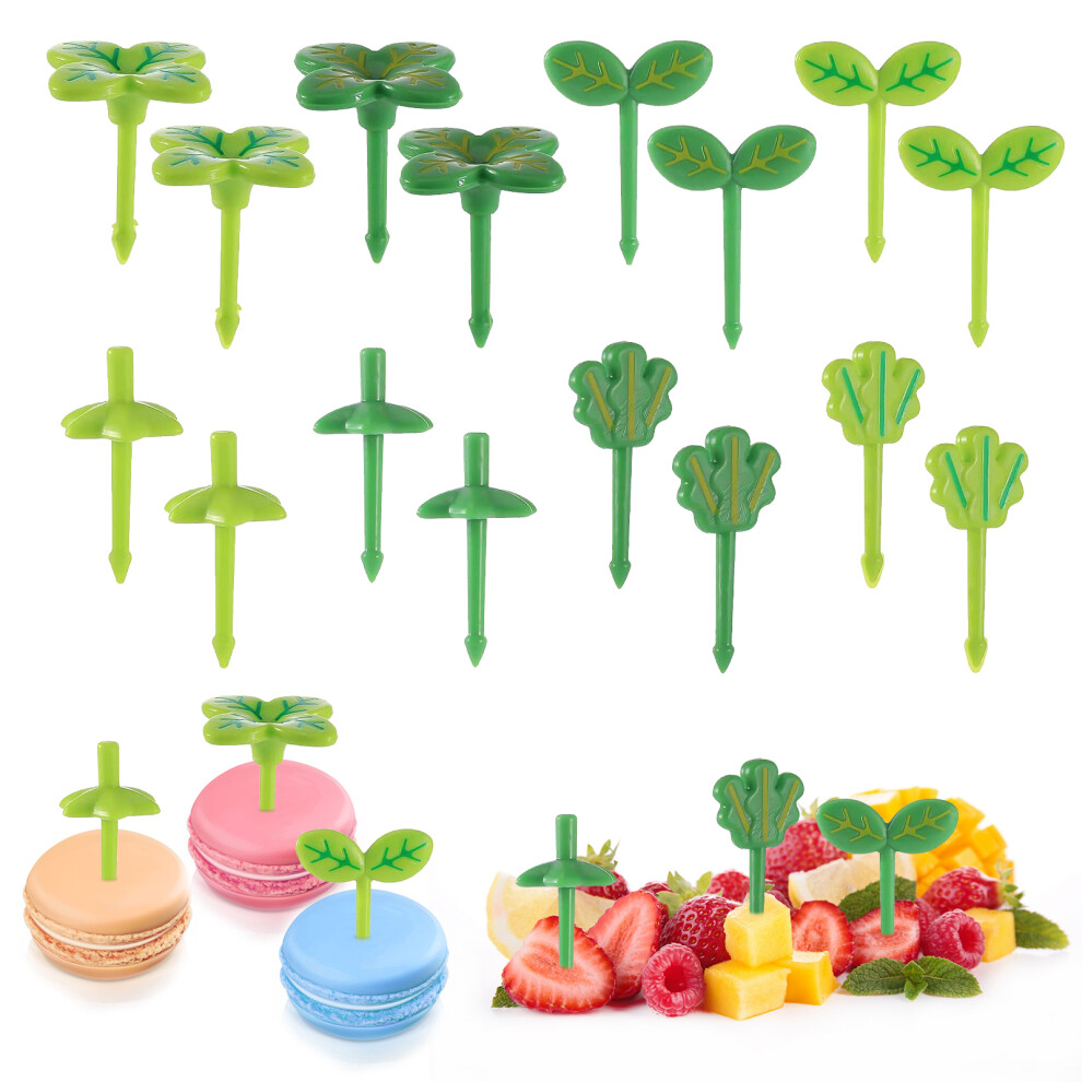 16pcs Fruit Forks Reusable Toothpicks Waterproof Food Picks Fruit Fork-image-OPC-PKM92VB-NEW