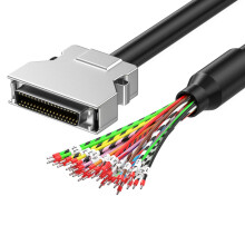 SCSI Data Transfer Cord Single Head Cable For Industrial CN14P CN20P CN26P CN36P CN50P CN68P Metal Female 2m