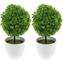 6 piante artificiali in a , bonsai verde per arredamento