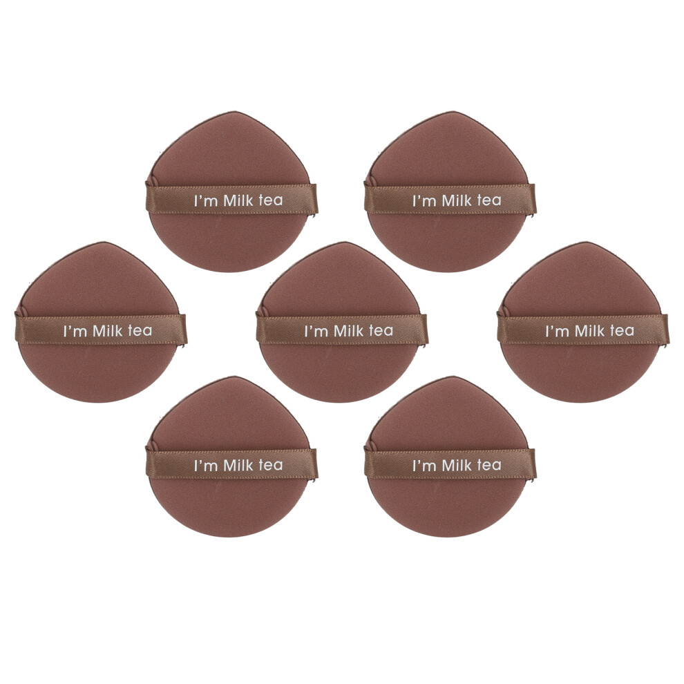 28Pcs Coffee Triangle Powder Puff Set Soft Sponge Loose & Wet Makeup Cosmetic