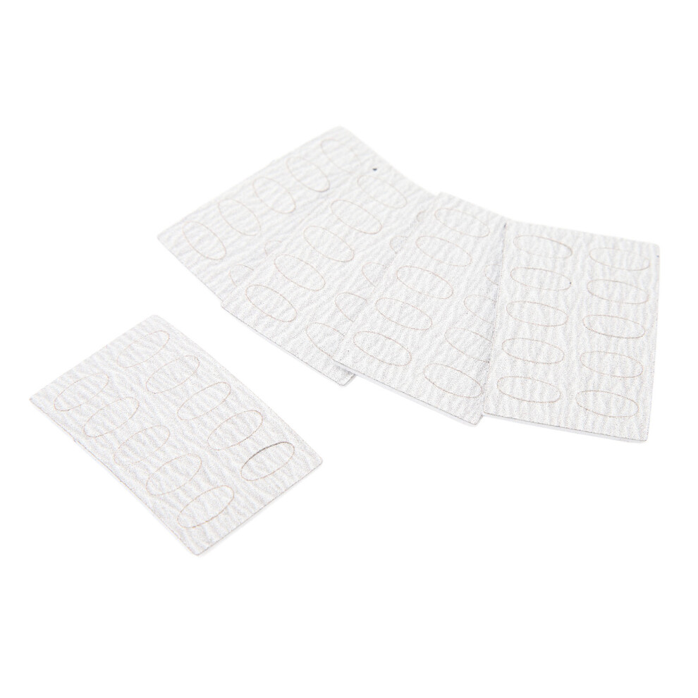 50pcs 240 Grit Nail Cuticle Pusher Sandpaper Disposables, Self-Adhesive