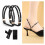 (Black Diamond) Shoes Decorations Strap Anti Falling Elastic Band for Daily Use 1
