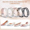 (Transparent) Shoes Decorations Strap Anti Falling Elastic Band for Daily Use 4