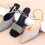 (Black Diamond) Shoes Decorations Strap Anti Falling Elastic Band for Daily Use 3