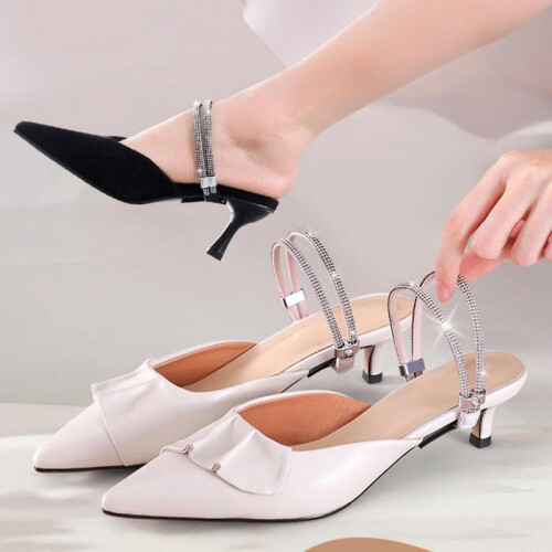 (Transparent) Shoes Decorations Strap Anti Falling Elastic Band for Daily Use 2