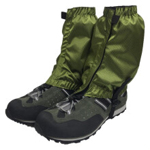 Gaiters For Hiking Boots And Shoes, Adjustable Leg Gaiters, Watertight Snow Skiing And Snowshoeing Gaiters, Unisex Green