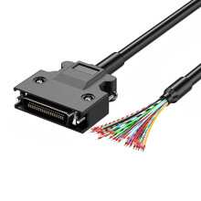 SCSI Data Transfer Cord Single Head With Terminal For Industrial Equipment CN14P CN20P CN26P CN36P CN50P Connectors