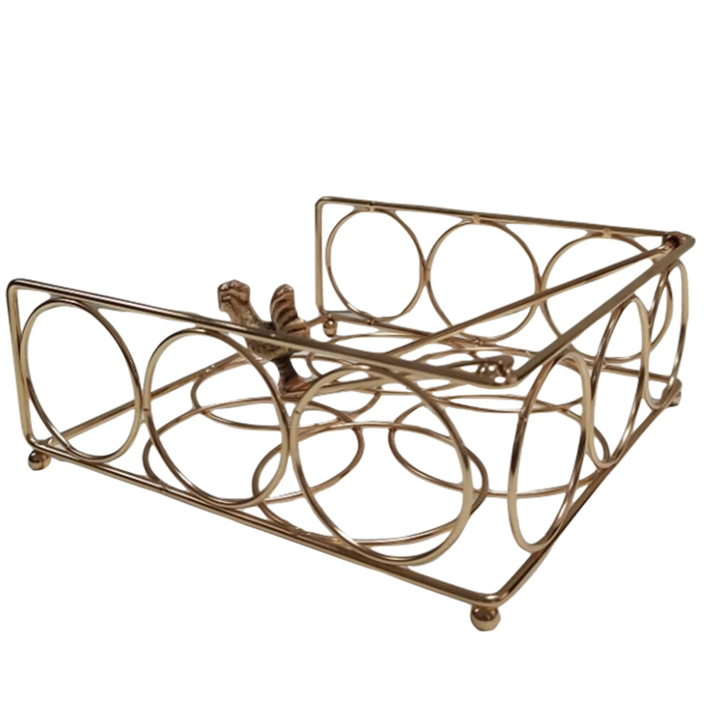 5 Szt. Podstawka Na Serwetki Metalowa Vintage Do StołU Jadalnego-image