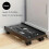 Mobile Computer Tower Stand Adjustable Wheel Rolling PC Case Holder Black Enhanced Cooling And Flexibility 5