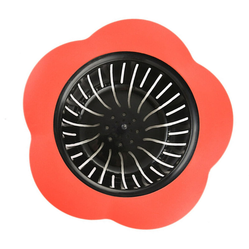Kitchen Sink Strainer Silicone Flower Shape Drain Strainer For Bathroom And Kitchen Easy Installation 9016109955708