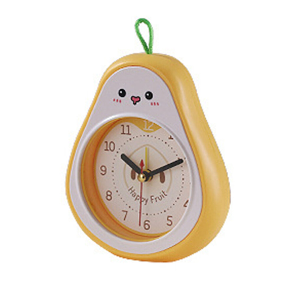 Kids Cartoon Fruit Alarm Clock – ABS, 11.5x5.5x15.5cm, Battery-Operated