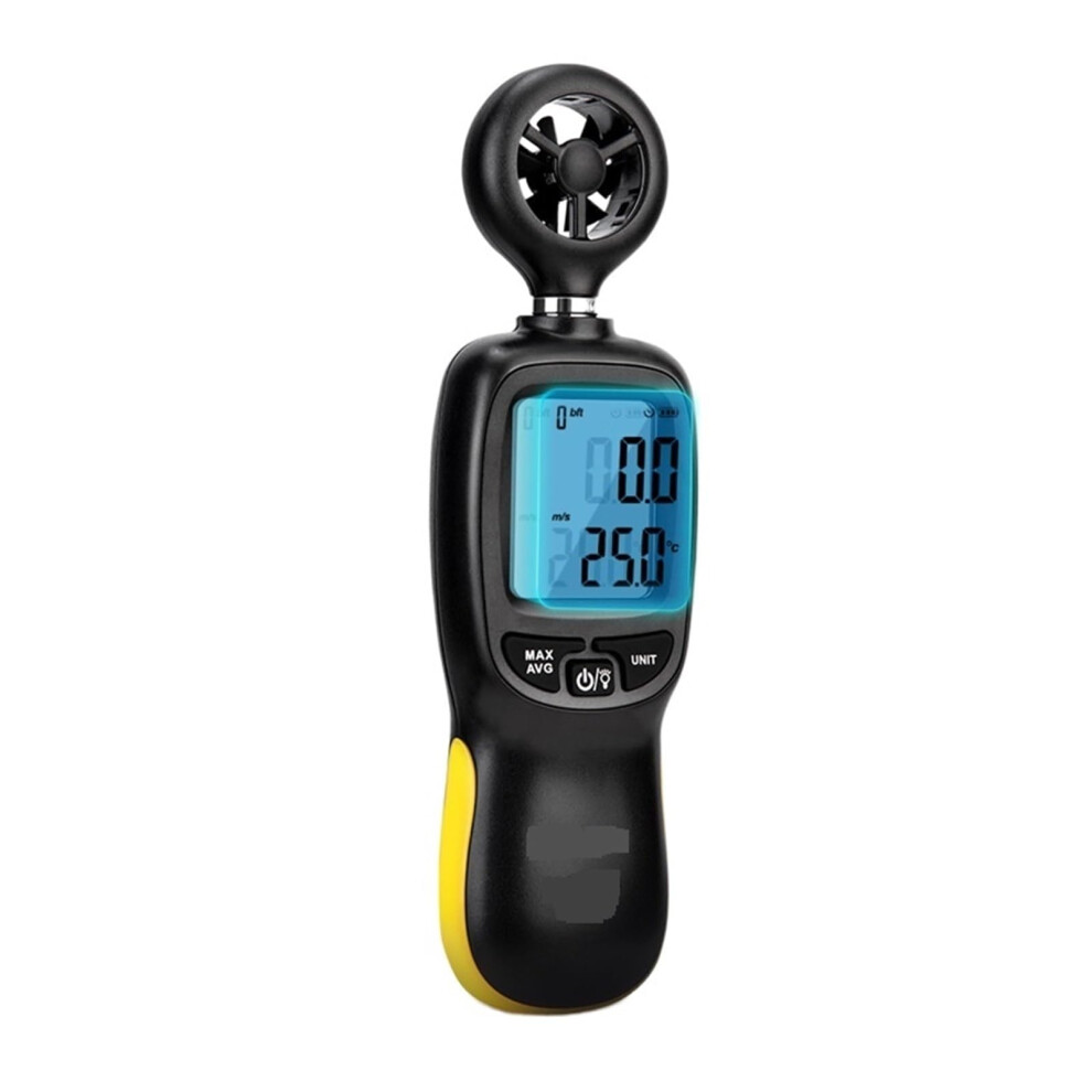 Anemometer Handheld Wind Speed Meter, Temperature And Air Volume Tester, Lcd Display, Compact Portable 9084446993080