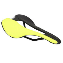 (Black Yellow) Bicycle Saddle Cushion Riding Equipment Road Bike Mountain Bike Saddle Thickening Personality