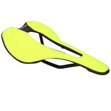 (Yellow) Bicycle Saddle Cushion Riding Equipment Road Bike Mountain Bike Saddle Thickening Personality
