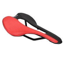 (Black Red) Bicycle Saddle Cushion Riding Equipment Road Bike Mountain Bike Saddle Thickening Personality