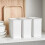 (2) Small Plastic Container Storage Box With Lid Dust-Proof Stackable Household Items For Home 3