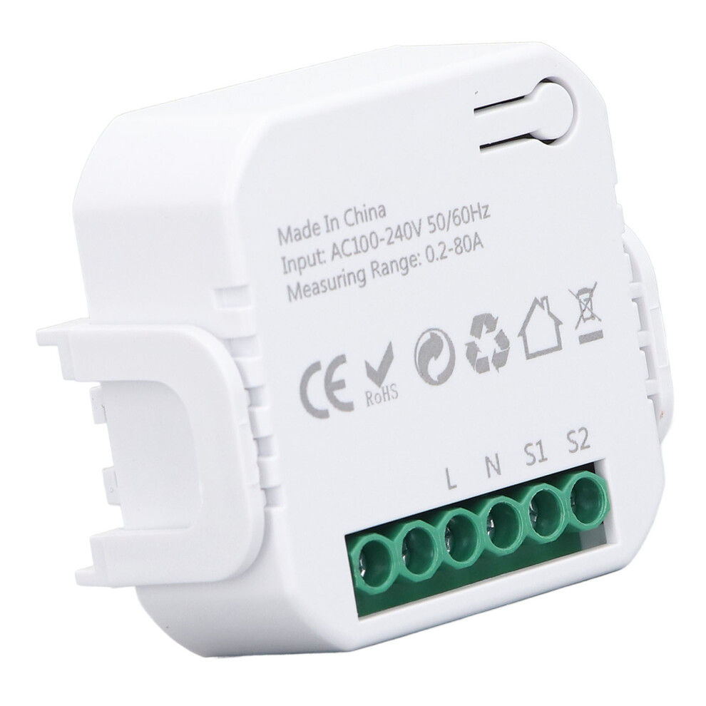 Smart Energy Meter Wifi Power Monitor Single Phase 100-240V White Pj-1203-W 9401351063941
