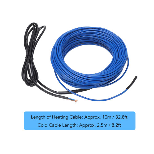 Indoor Heating Cable 15W/M 150W 10m Self-Limiting Temperature 1